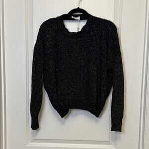 Sage Black and Gold Crew Neck Sweater